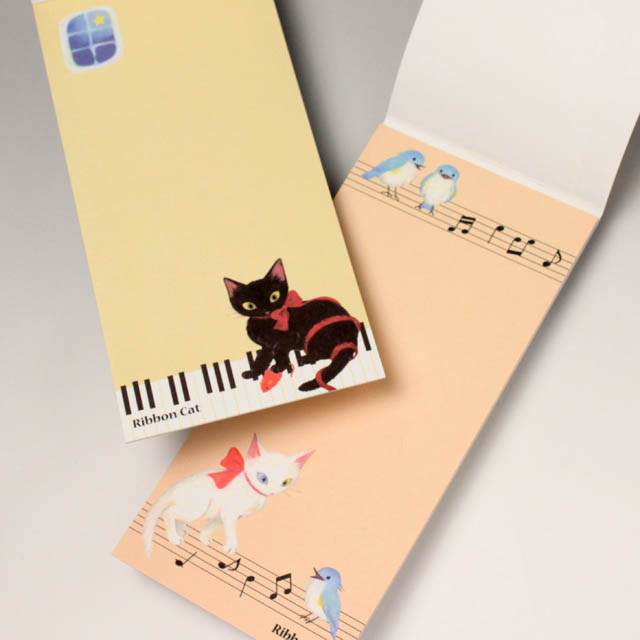 一筆箋 ピアノ鍵盤 音楽雑貨 音楽グッズ Bonjour Mie!